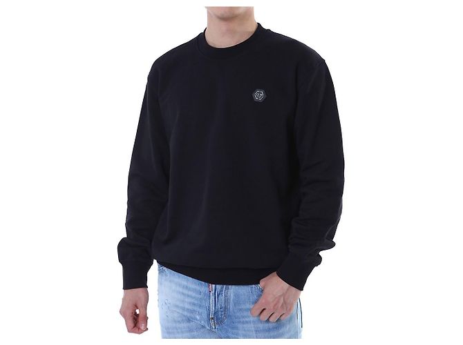 Philipp Plein Steel Ladder Patch Sweatshirt (Black) - Ansicht 11