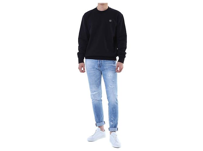 Philipp Plein Steel Ladder Patch Sweatshirt (Black) - Ansicht 3