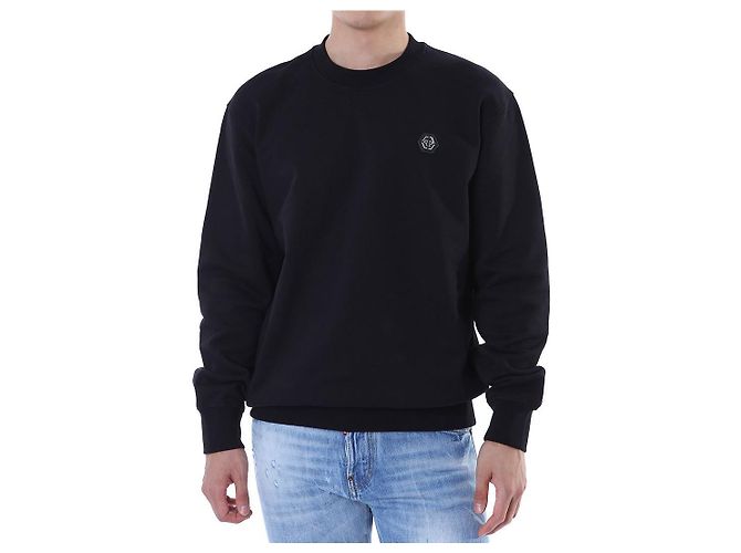 Philipp Plein Steel Ladder Patch Sweatshirt (Black) - Ansicht 4