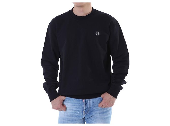 Philipp Plein Steel Ladder Patch Sweatshirt (Black) - Ansicht 8