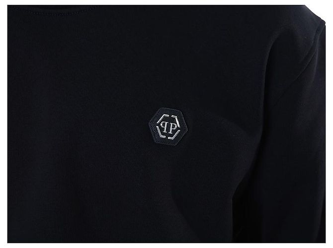 Philipp Plein Steel Ladder Patch Sweatshirt (Black) - Ansicht 9