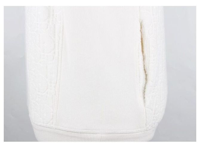 Dior Oblique Terry Jacquard Hoodie White XXS - Ansicht 16