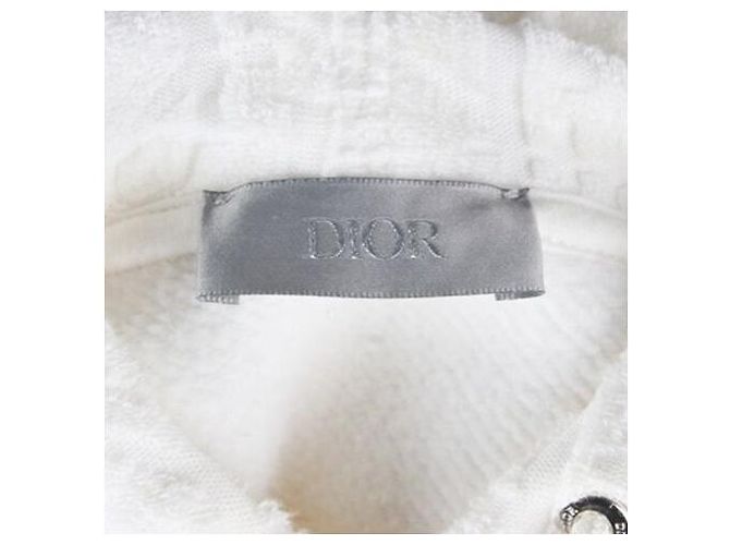 Dior Oblique Terry Jacquard Hoodie White XXS - Ansicht 17