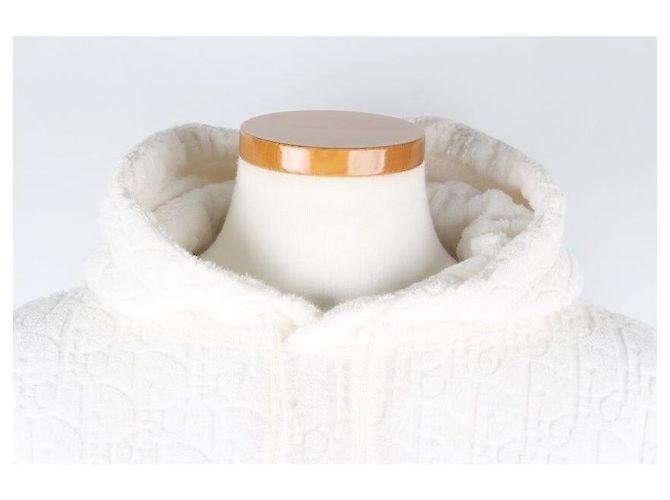 Dior Oblique Terry Jacquard Hoodie White XXS - Ansicht 2