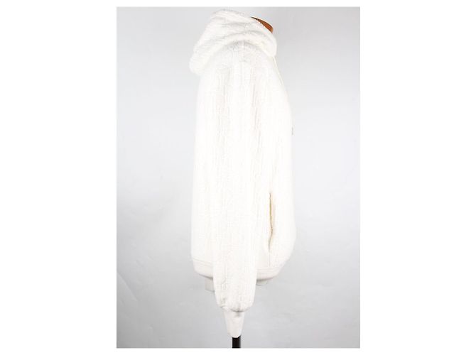 Dior Oblique Terry Jacquard Hoodie White XXS - Ansicht 6