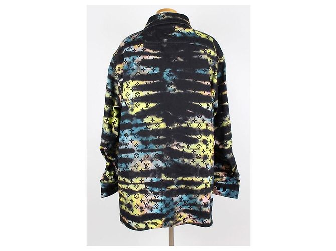 Camicia in denim tie-dye Louis Vuitton - vista 3