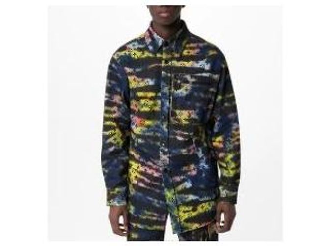 Camicia in denim tie-dye Louis Vuitton - vista 8