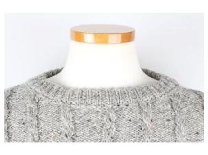 Thom Browne Zopfstrickpullover Grau - Ansicht 2