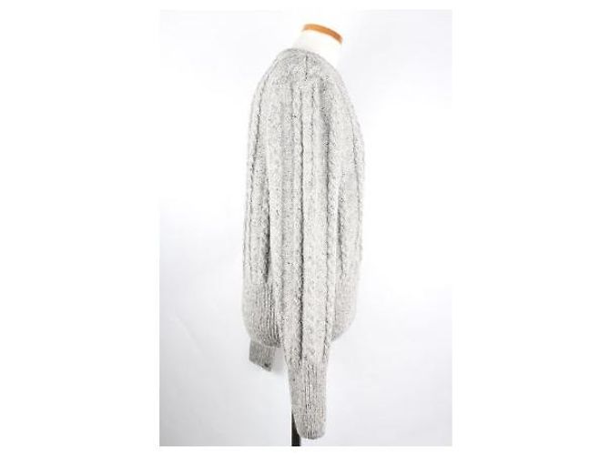 Thom Browne Zopfstrickpullover Grau - Ansicht 7