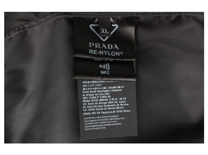 Prada Kurzarmhemd aus Nylon mit Triangle-Logo - Ansicht 8