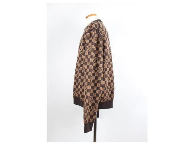Louis Vuitton Gerippter Damier Strickpullover XL - Ansicht 3