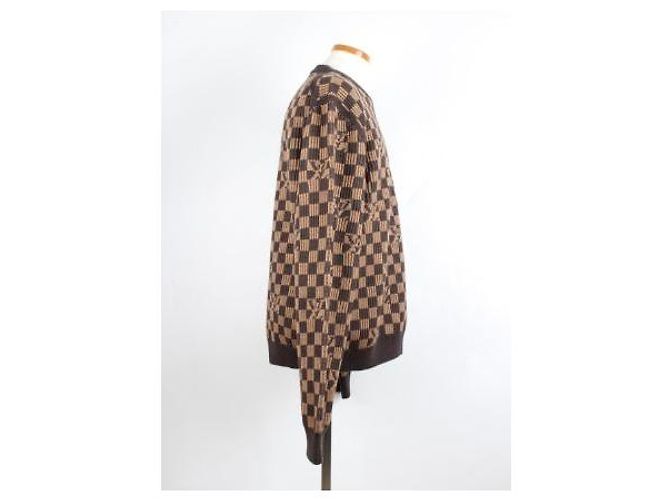 Louis Vuitton Gerippter Damier Strickpullover XL - Ansicht 5