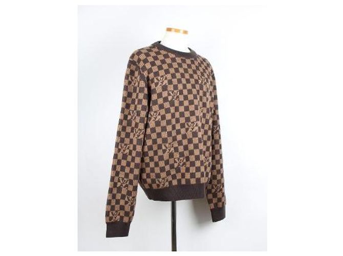 Louis Vuitton Gerippter Damier Strickpullover XL - Ansicht 6