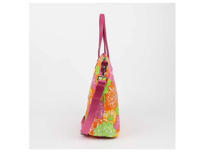 Prada Flower Yellow Tote Schultertasche - Ansicht 4