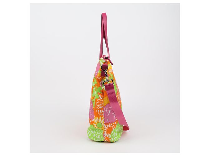 Prada Flower Yellow Tote Schultertasche - Ansicht 5