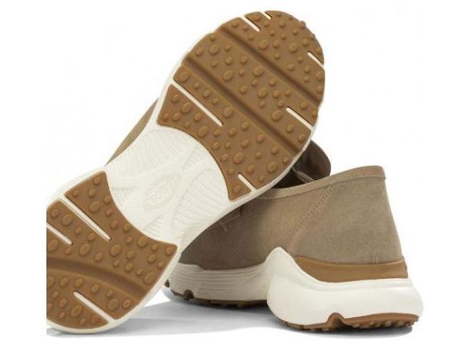 Mocassino Sporty Tod's in camoscio beige - vista 7