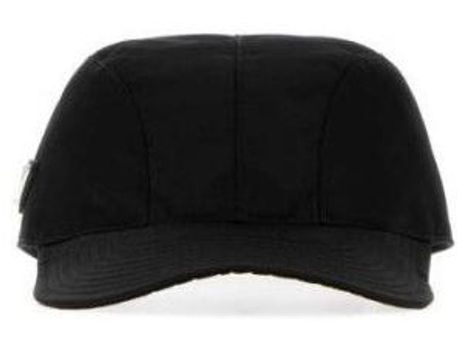 Prada Camp Cap aus Re-Nylon Schwarz - Ansicht 4