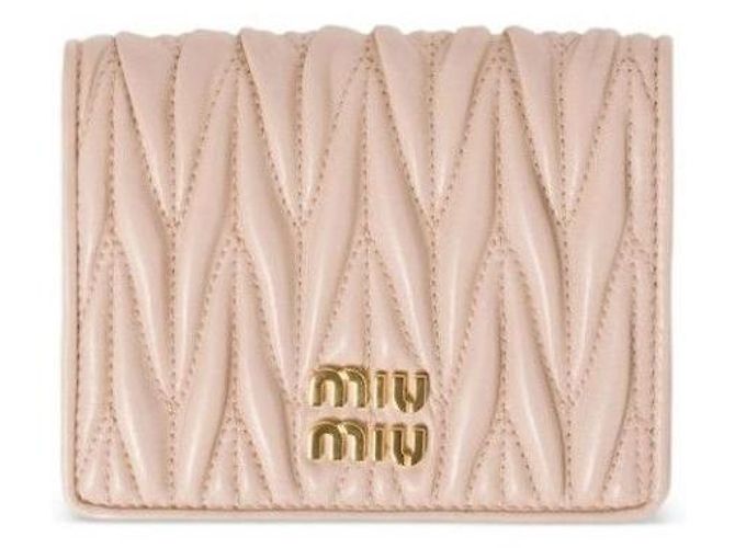 Miu Miu Nappa Leather Compact Wallet - view 4