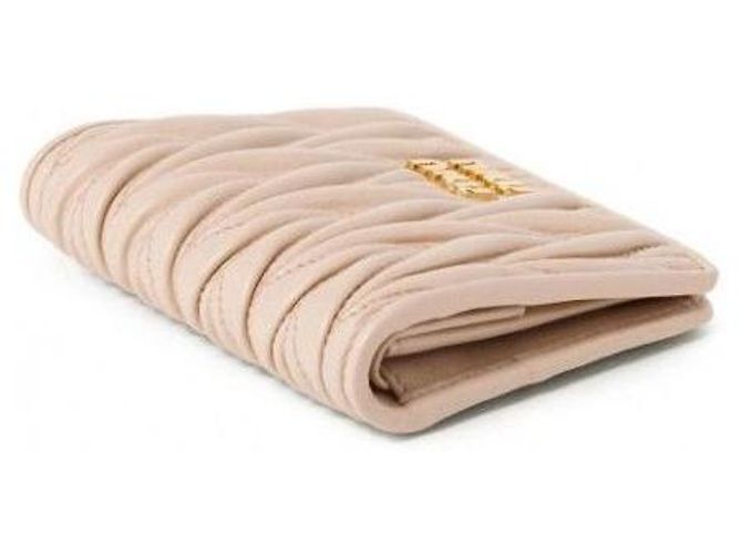 Miu Miu Nappa Leather Compact Wallet - view 7