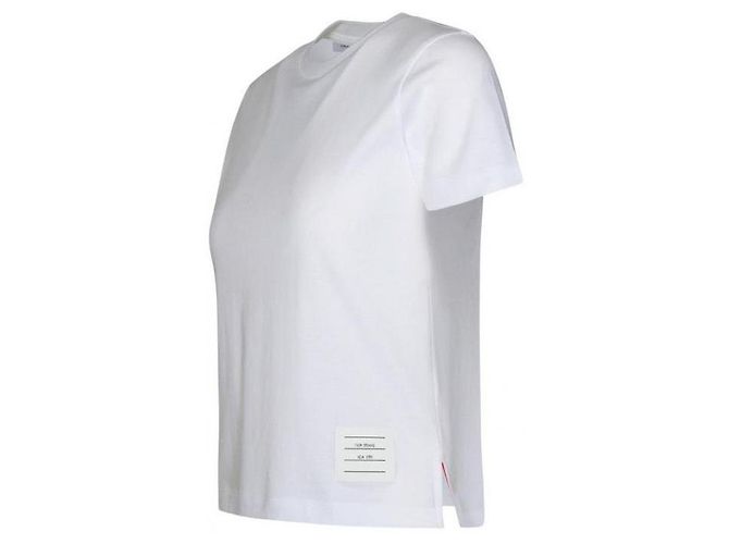 Thom Browne Relaxed T-Shirt mit Seitenschlitzen - Ansicht 5