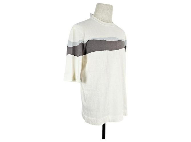 Hermès Colorful Waves Strickpullover mit kurzen Ärmeln für Herren - Ansicht 6