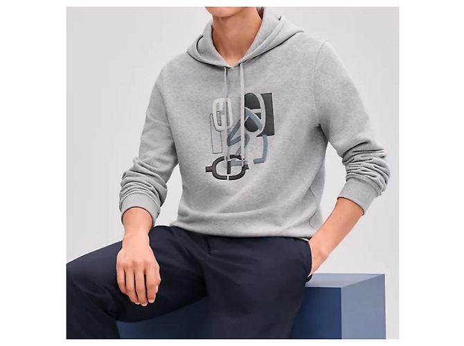 Hermès Puzzle Kapuzenpullover für Herren - Ansicht 2