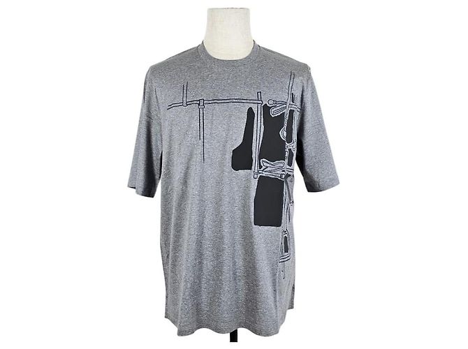 Hermès T-shirt a maniche corte con girocollo stampata - vista 4