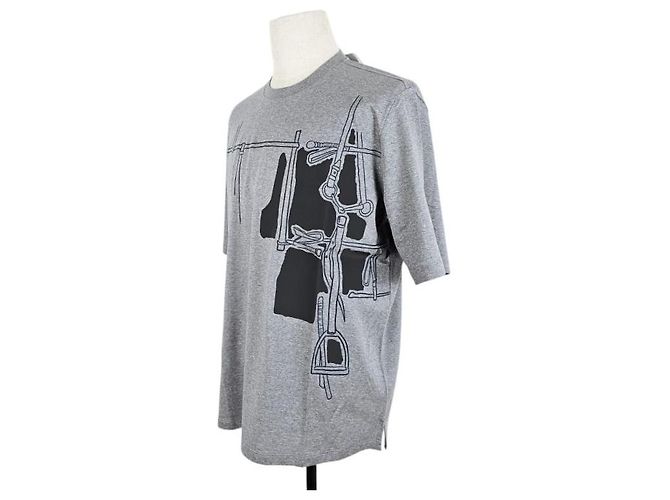 Hermès T-shirt a maniche corte con girocollo stampata - vista 6