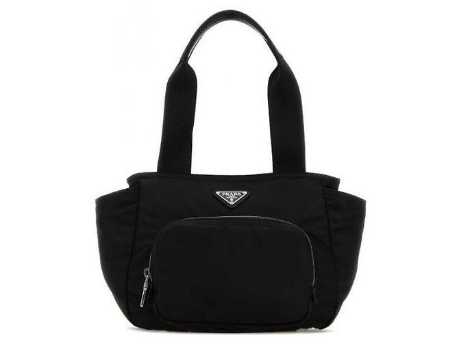 Borsa tote Prada Re-Nylon nera - vista 4