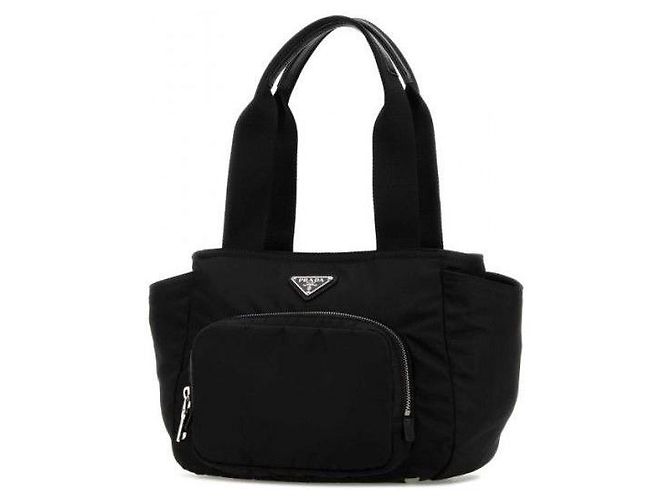 Borsa tote Prada Re-Nylon nera - vista 5
