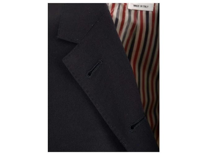 Thom Browne Striped Plain Woven Wool Jacket - view 6
