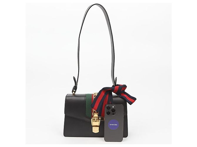 Gucci Picca borsa tote a spalla nera - vista 10