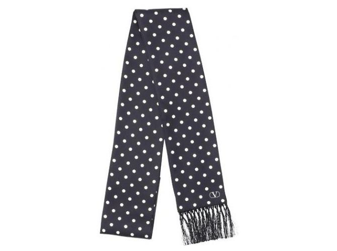 Valentino Foulard in seta a pois - vista 4