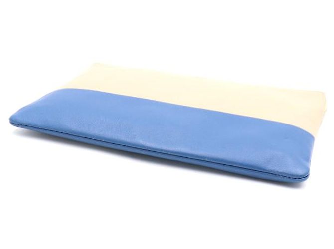 Céline Clutch in pelle di agnello bicolore - vista 7