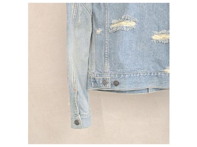 Balmain Vintage Distressed Denim Jacke - Ansicht 5