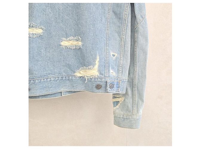 Balmain Vintage Distressed Denim Jacke - Ansicht 6