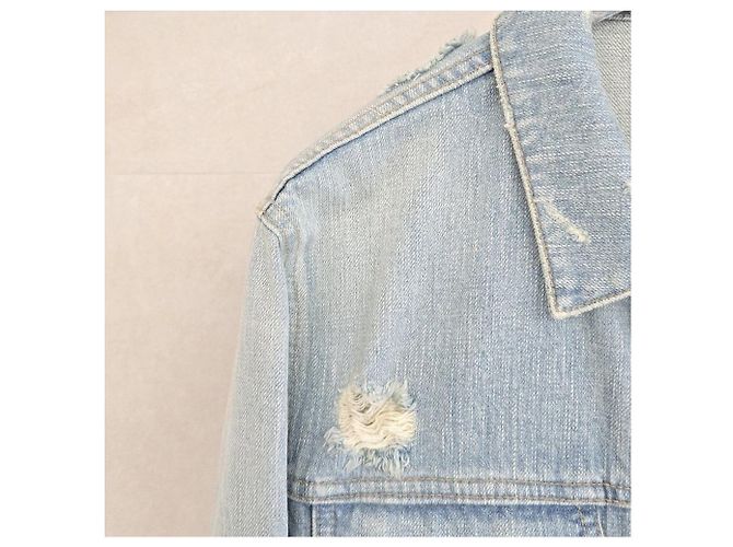 Balmain Vintage Distressed Denim Jacke - Ansicht 8
