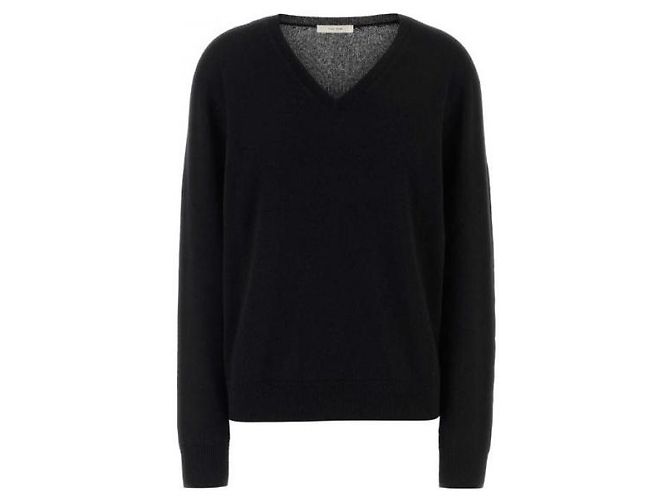 The Row Phora Pullover Schwarz Kaschmir - Ansicht 3