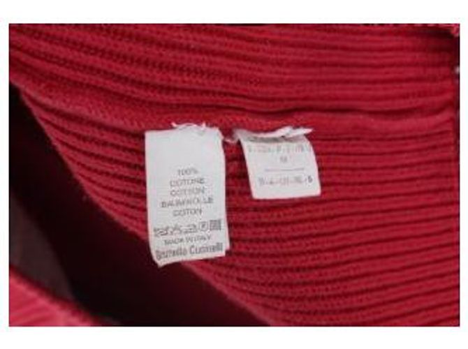Brunello Cucinelli Half-Zip Knit Sweater Red - view 8