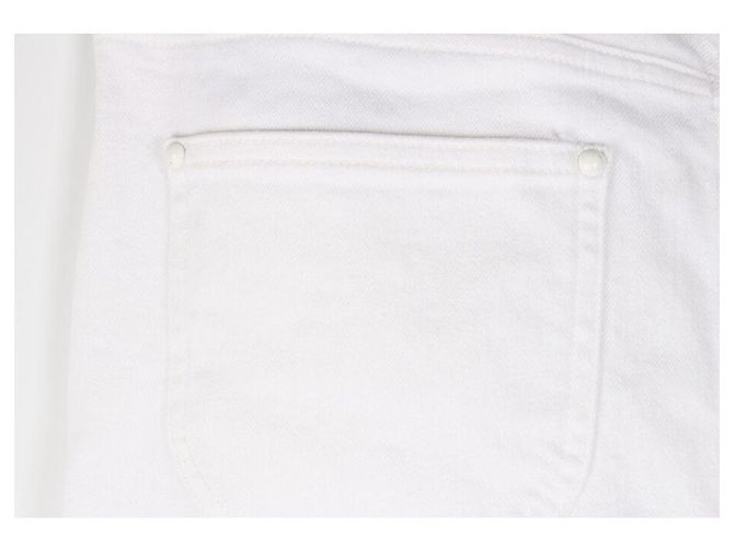 Louis Vuitton Slim Stretch Denim Hose Weiß - Ansicht 4