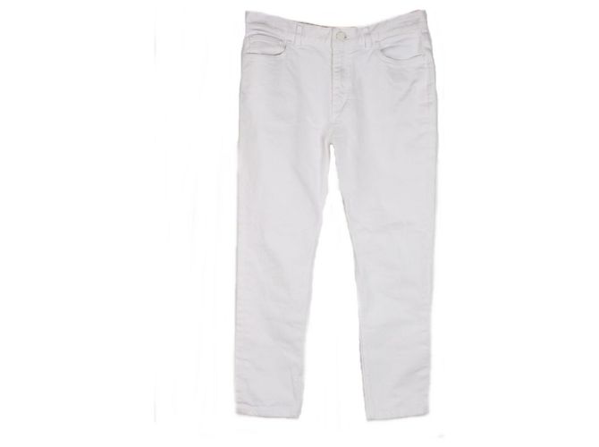 Louis Vuitton Slim Stretch Denim Hose Weiß - Ansicht 7