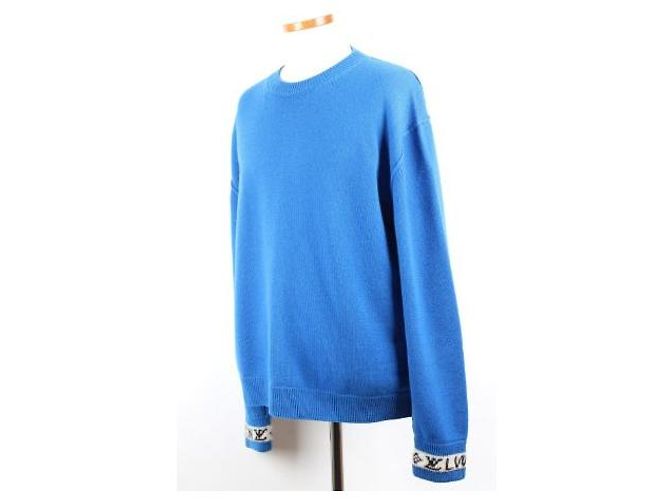 Louis Vuitton Strickpullover aus Kaschmir Blau - Ansicht 4