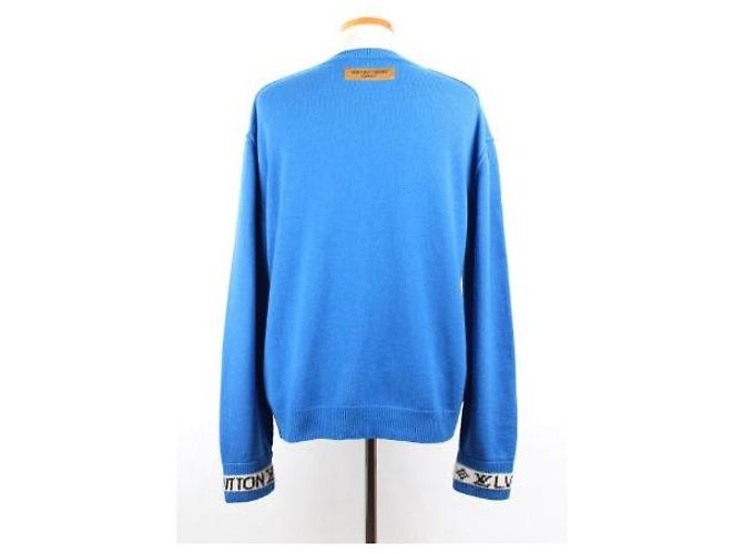 Louis Vuitton Strickpullover aus Kaschmir Blau - Ansicht 6