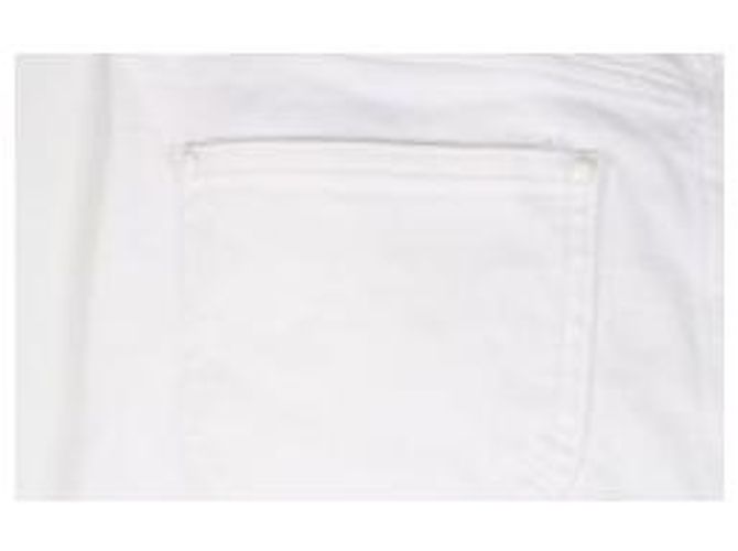 Louis Vuitton Slim Stretch Denim Hose Weiß - Ansicht 4