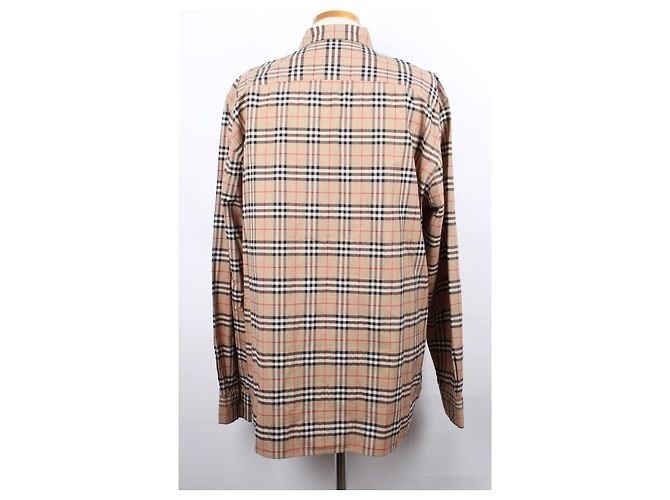 Burberry Camicia in cotone Check Archive Beige XXL - vista 2