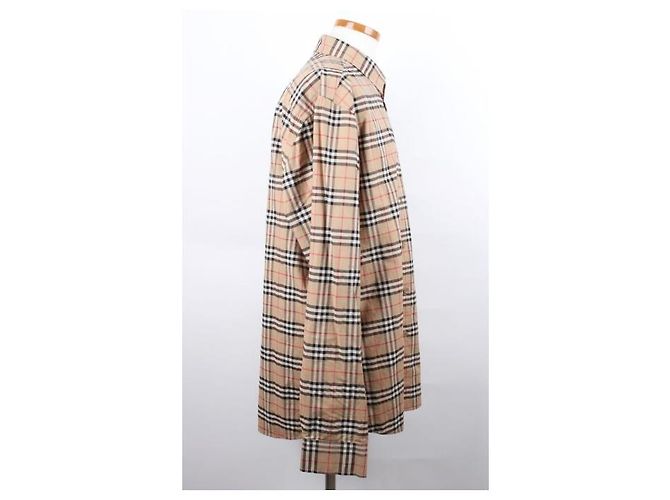Burberry Camicia in cotone Check Archive Beige XXL - vista 3