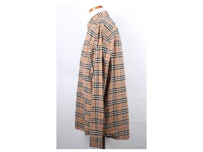 Burberry Camicia in cotone Check Archive Beige XXL - vista 4