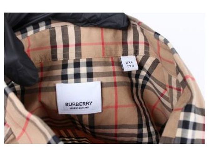 Burberry Camicia in cotone Check Archive Beige XXL - vista 6