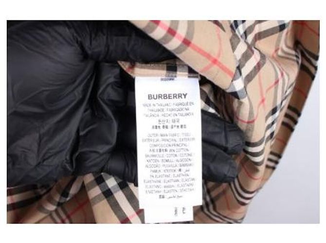 Burberry Camicia in cotone Check Archive Beige XXL - vista 7