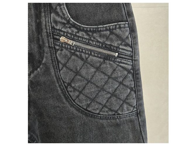 Pantalones de denim negros Isabel Marant - vista 5